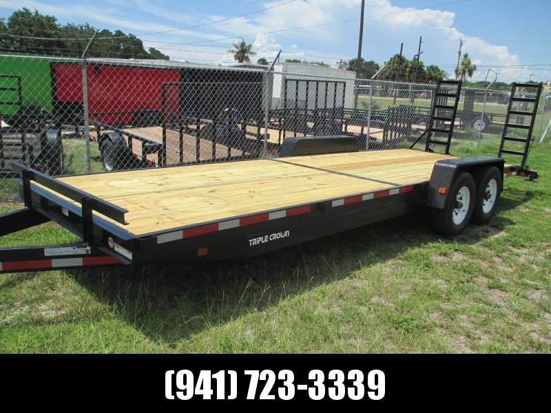 IN STOCK! 7 x 24 Equipment Trailer 14K w/Ramps with Spare Tire mount IN STOCK! 7 x 24 Equipment Trailer 14K w/Ramps with Spare Tire mount