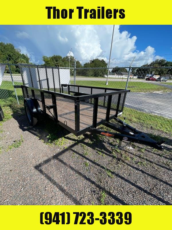 NEW 5x10 SA Utility with 2' mesh sides and Ramp TUBE TOP NEW 5x10 SA Utility with 2' mesh sides and Ramp TUBE TOP