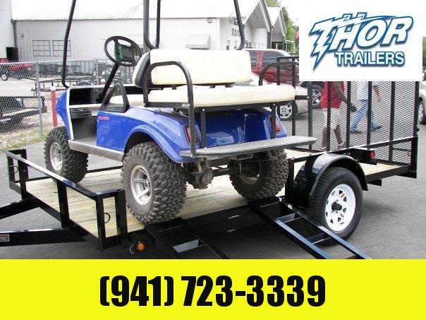 NEW 7x12 ATV Trailer w/side and rear ramps NEW 7x12 ATV Trailer w/side and rear ramps