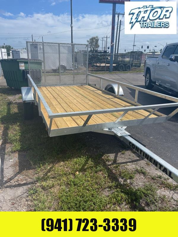 IN STOCK! 2022 Continental Trailer 6X12 UTILITY WITH RAMP - GALVANIZED!! IN STOCK! 2022 Continental Trailer 6X12 UTILITY WITH RAMP - GALVANIZED!!