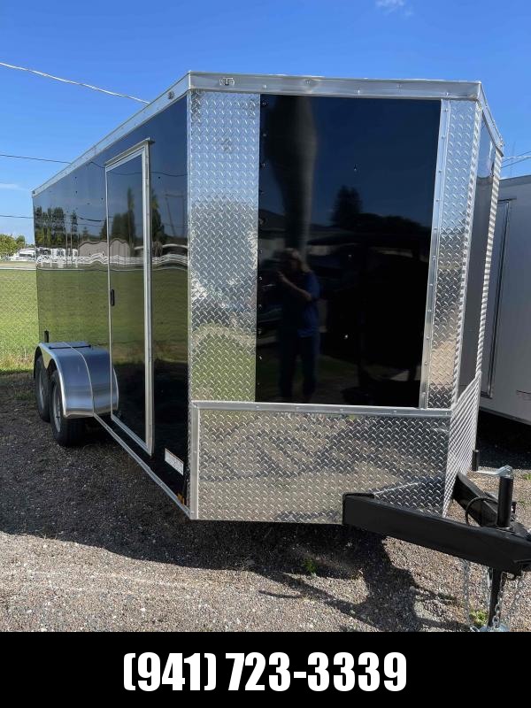IN STOCK!! 7x16 Trailer .030 BLACK w/Ramp and side door!! IN STOCK!! 7x16 Trailer .030 BLACK w/Ramp and side door!!