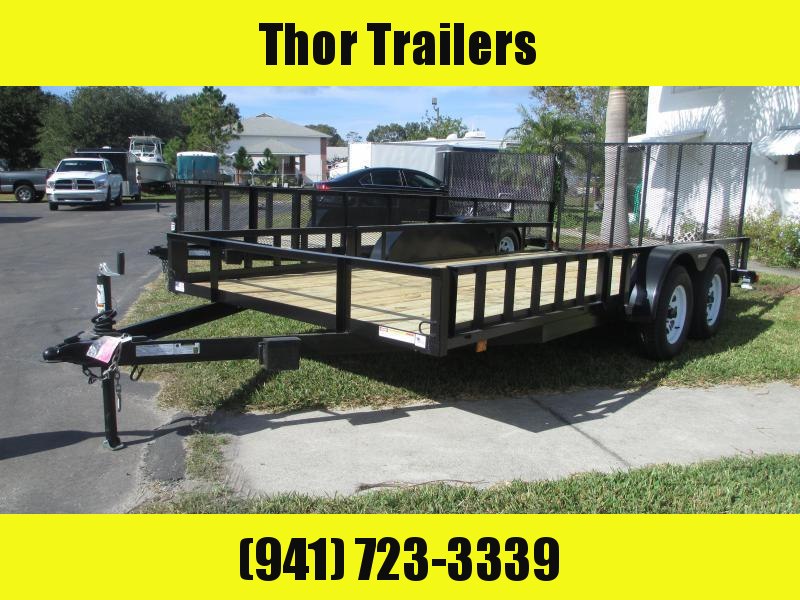 IN STOCK! 7X16 TA ATV TRAILER W/1 brake axle Side and Rear Ramps LED Lights Radial Tires IN STOCK! 7X16 TA ATV TRAILER W/1 brake axle Side and Rear Ramps LED Lights Radial Tires
