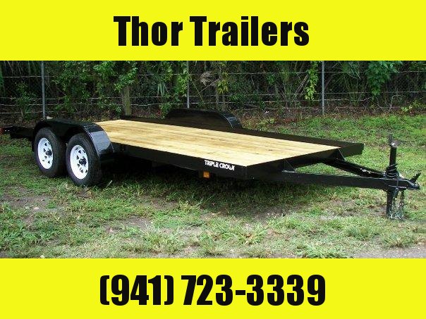 IN STOCK! 7X18 7K Car Hauler Drag UTV Side by Side ATV Open Trailer w/Ramps IN STOCK! 7X18 7K Car Hauler Drag UTV Side by Side ATV Open Trailer w/Ramps