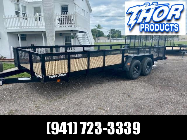 IN STOCK! 7X20 SUPER DUTY 10K UTILITY TRAILER W/2FT H/D MESH SIDES! IN STOCK! 7X20 SUPER DUTY 10K UTILITY TRAILER W/2FT H/D MESH SIDES!