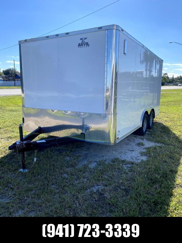 NEW 8.5 X 16 TA Enclosed Trailer w/Ramp Radial Tires Roof vent and sidewall vents NEW 8.5 X 16 TA Enclosed Trailer w/Ramp Radial Tires Roof vent and sidewall vents