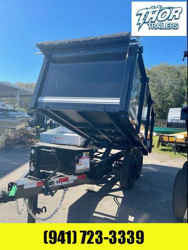 IN STOCK! 6X12 12K DUMP TRAILER 4' SIDES TARP DECKOVER WHEELS IN STOCK! 6X12 12K DUMP TRAILER 4' SIDES TARP DECKOVER WHEELS