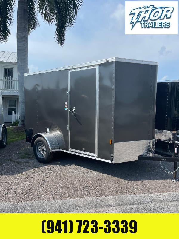 NEW 6X10 .030 Charcoal Trailer with Double Doors flushlock & barlock NEW 6X10 .030 Charcoal Trailer with Double Doors flushlock & barlock