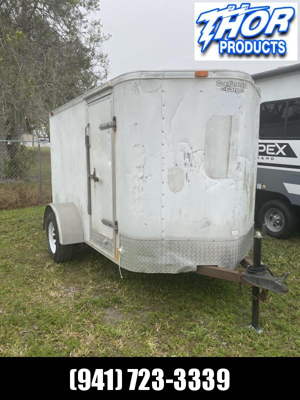 USED 5x8 Enclosed Cargo Trailer Side and Rear Double Doors USED 5x8 Enclosed Cargo Trailer Side and Rear Double Doors