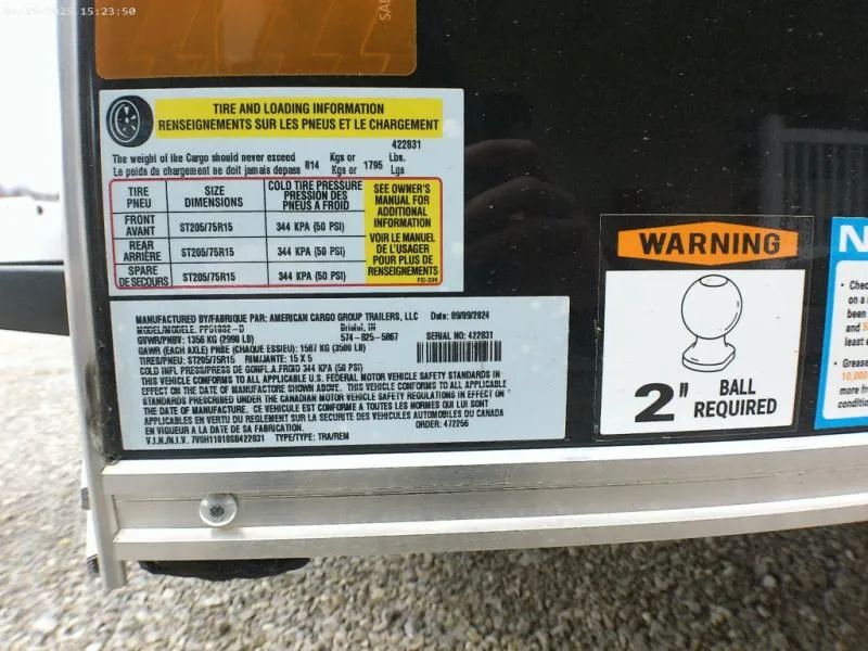 new Cargo (Enclosed) Trailers Haulmark  for sale, in Middlebury, IN Thumbnail 13