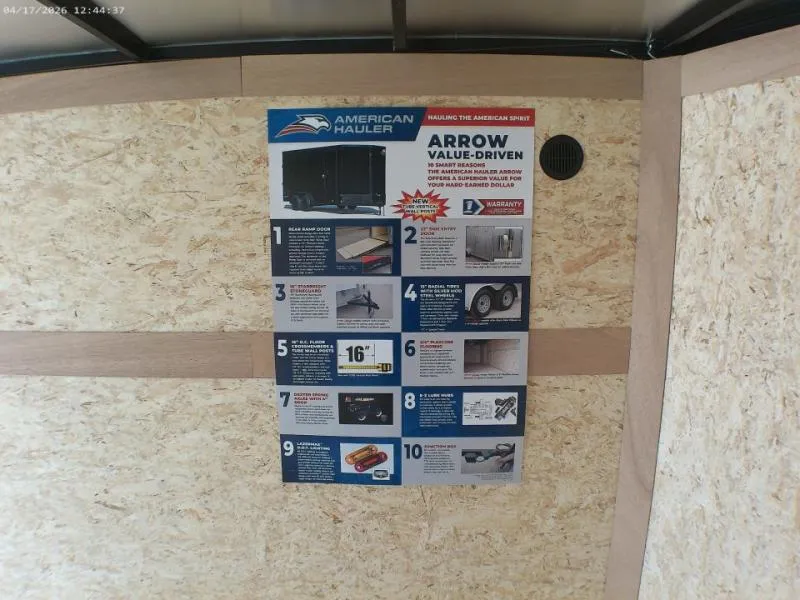 new Cargo (Enclosed) Trailers American Hauler  for sale, in Middlebury, IN Thumbnail 14