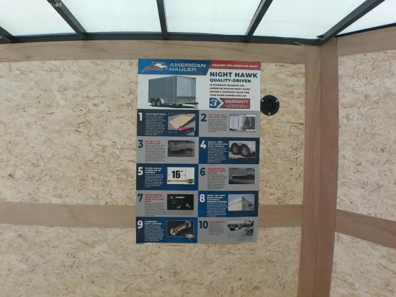 new Cargo (Enclosed) Trailers American Hauler  for sale, in Middlebury, IN Thumbnail 19