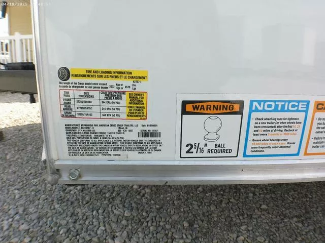 new Cargo (Enclosed) Trailers American Hauler  for sale, in Middlebury, IN Thumbnail 15