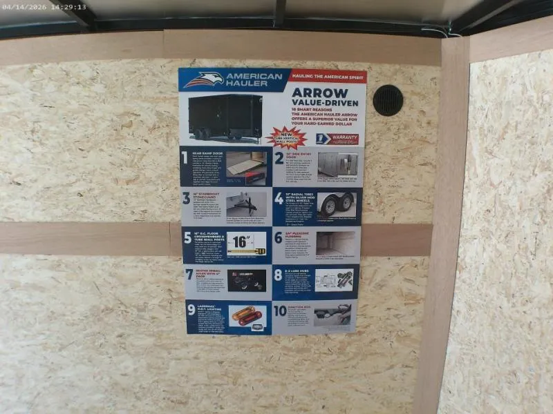 new Cargo (Enclosed) Trailers American Hauler  for sale, in Middlebury, IN Thumbnail 11