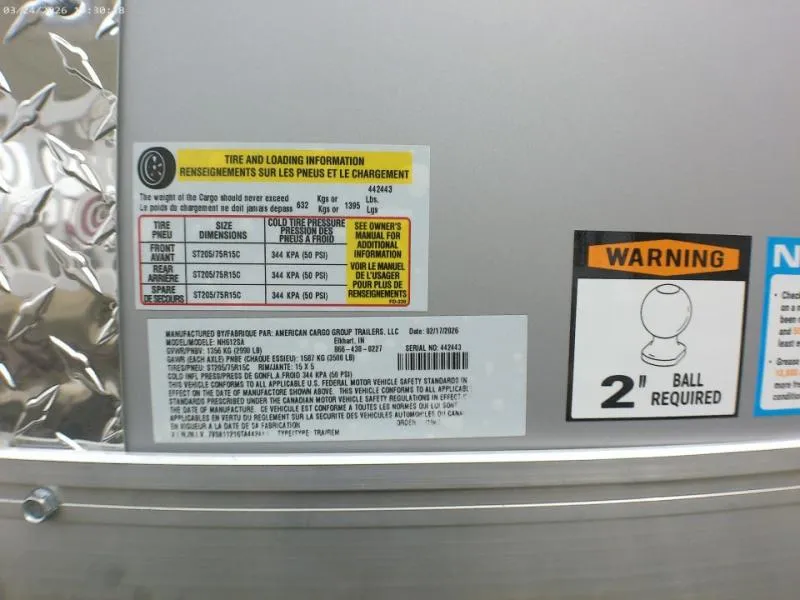 new Cargo (Enclosed) Trailers American Hauler  for sale, in Middlebury, IN Thumbnail 14