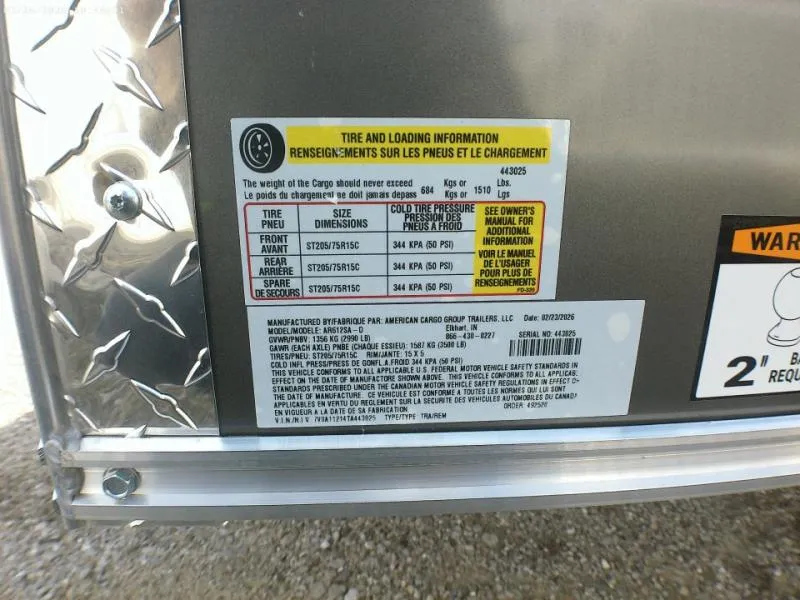 new Cargo (Enclosed) Trailers American Hauler  for sale, in Middlebury, IN Thumbnail 15