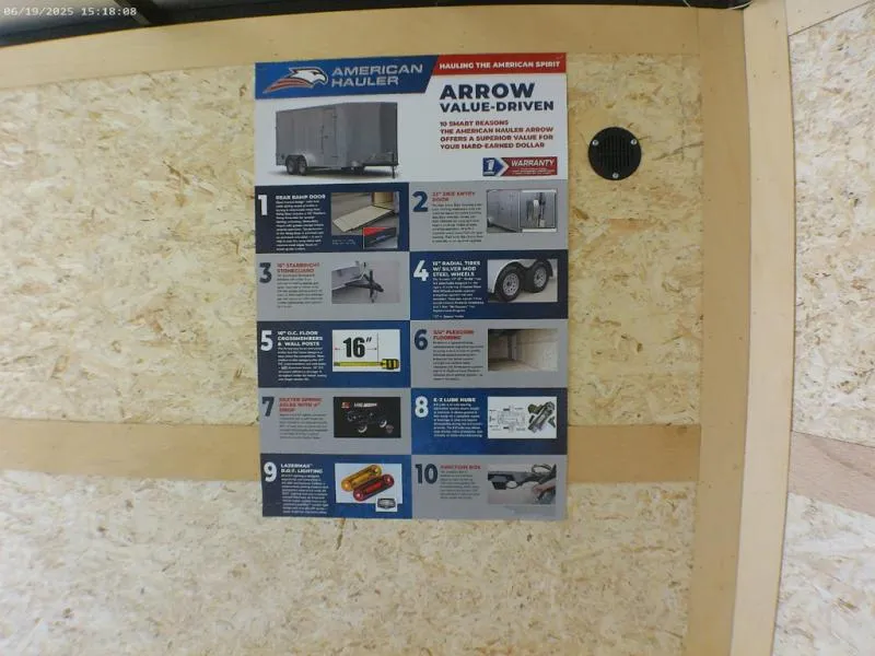 new Cargo (Enclosed) Trailers American Hauler  for sale, in Middlebury, IN Thumbnail 12