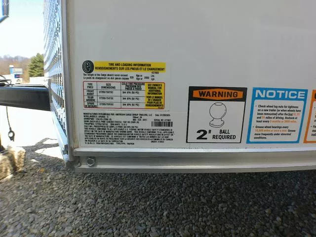 new Cargo (Enclosed) Trailers American Hauler  for sale, in Middlebury, IN Thumbnail 12