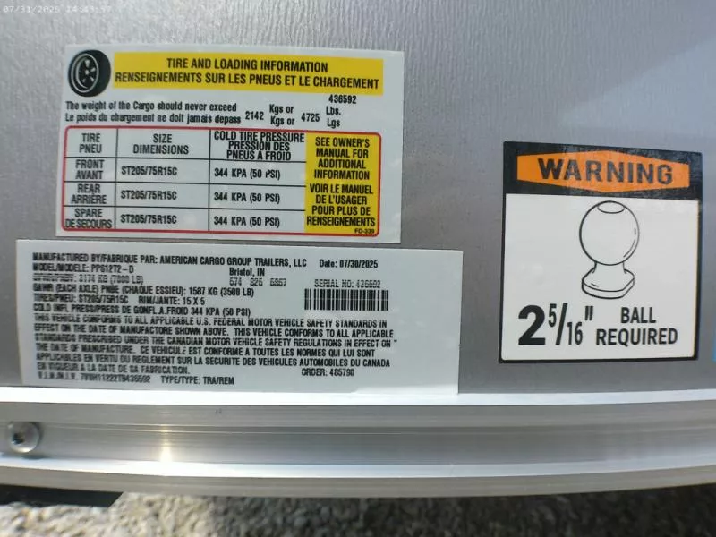 new Cargo (Enclosed) Trailers Haulmark  for sale, in Middlebury, IN Thumbnail 11