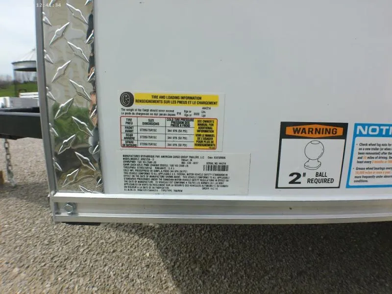 new Cargo (Enclosed) Trailers American Hauler  for sale, in Middlebury, IN Thumbnail 17