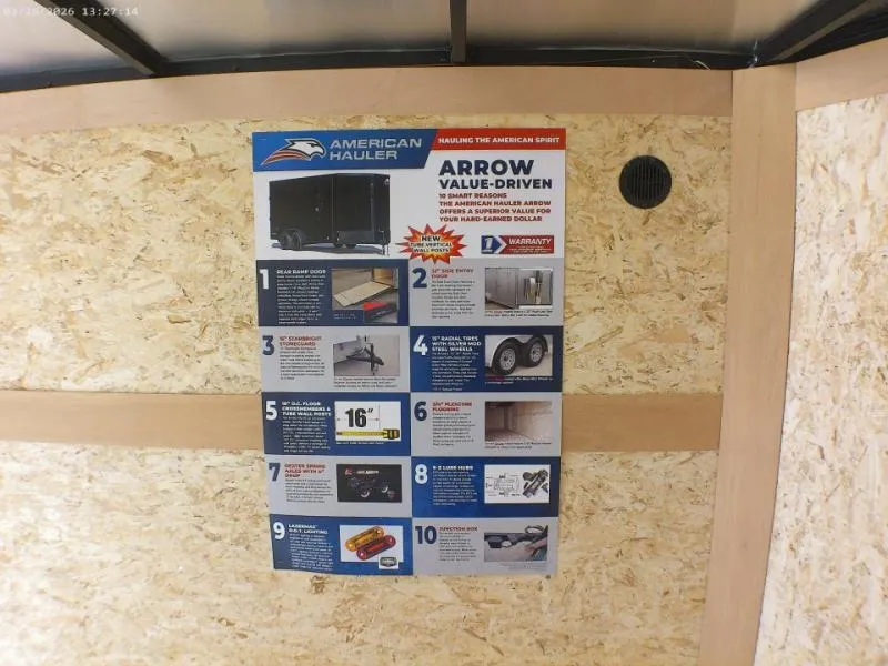 new Cargo (Enclosed) Trailers American Hauler  for sale, in Middlebury, IN Thumbnail 12