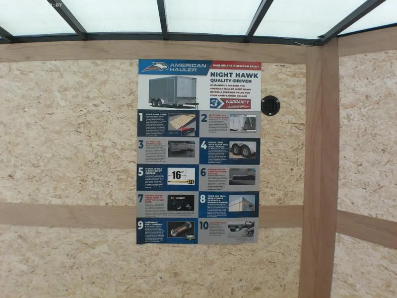 new Cargo (Enclosed) Trailers American Hauler  for sale, in Middlebury, IN Thumbnail 19