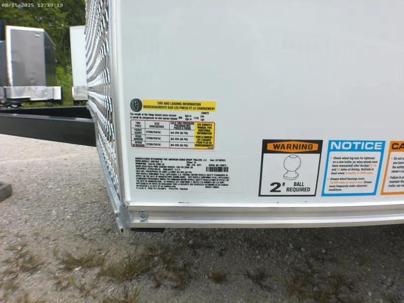 new Cargo (Enclosed) Trailers American Hauler  for sale, in Middlebury, IN Thumbnail 13