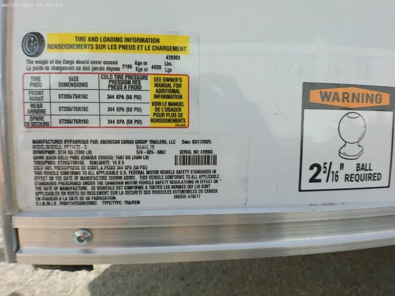 new Cargo (Enclosed) Trailers Haulmark  for sale, in Middlebury, IN Thumbnail 13