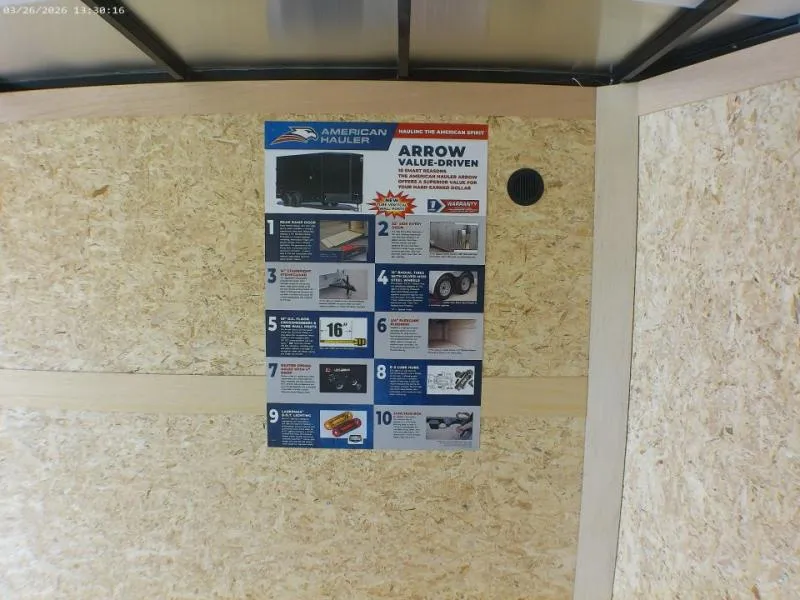 new Cargo (Enclosed) Trailers American Hauler  for sale, in Middlebury, IN Thumbnail 12