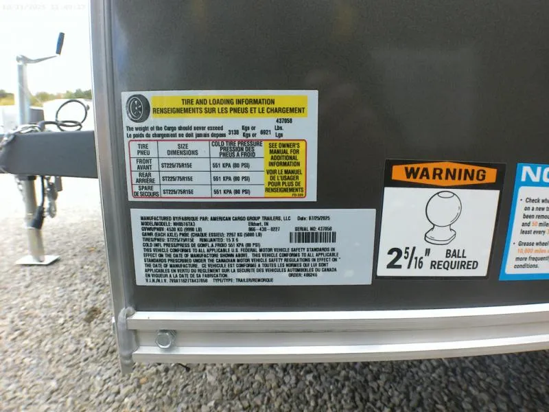 new Cargo (Enclosed) Trailers American Hauler  for sale, in Middlebury, IN Thumbnail 25