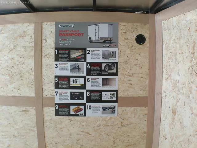 new Cargo (Enclosed) Trailers Haulmark  for sale, in Middlebury, IN Thumbnail 10