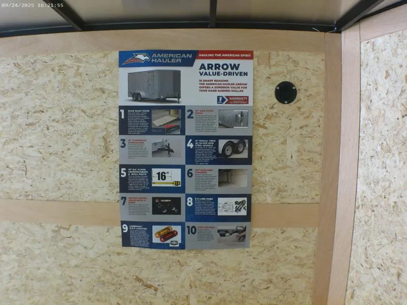 new Cargo (Enclosed) Trailers American Hauler  for sale, in Middlebury, IN Thumbnail 13