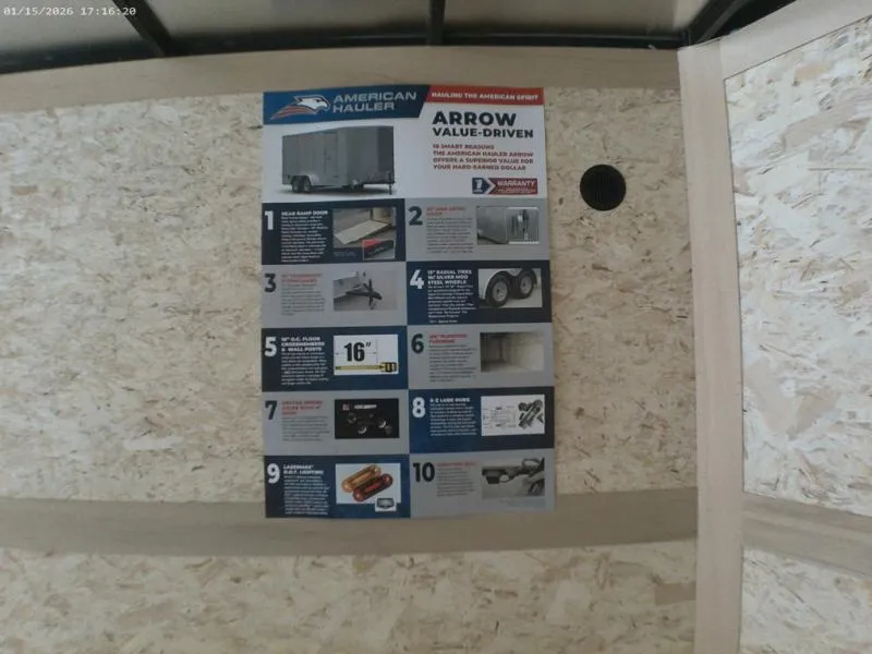 new Cargo (Enclosed) Trailers American Hauler  for sale, in Middlebury, IN Thumbnail 13