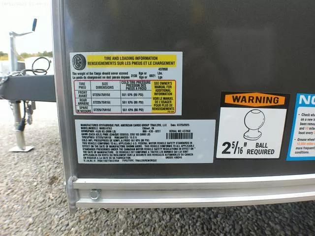 new Cargo (Enclosed) Trailers American Hauler  for sale, in Middlebury, IN Thumbnail 25