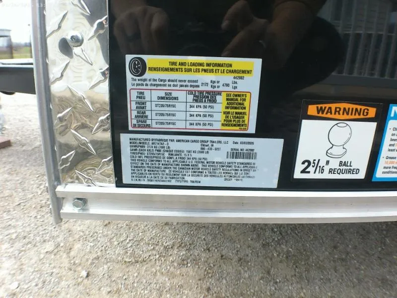 new Cargo (Enclosed) Trailers American Hauler  for sale, in Middlebury, IN Thumbnail 15