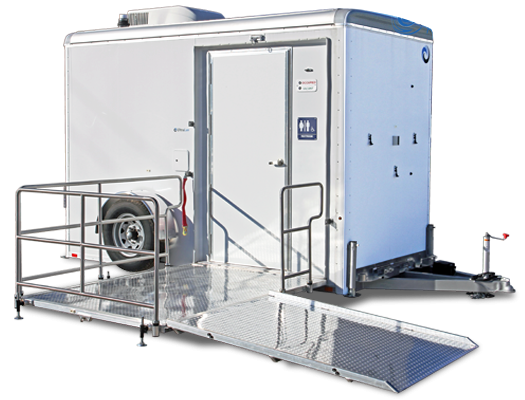 101 LuxuryLav ADA Single-Stall Restroom Trailer 101 LuxuryLav ADA Single-Stall Restroom Trailer