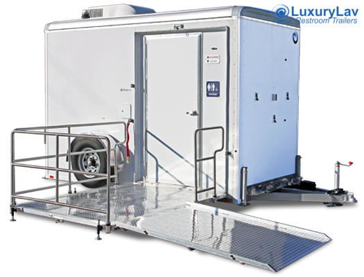 101 LuxuryLav ADA Single-Stall Restroom Trailer 101 LuxuryLav ADA Single-Stall Restroom Trailer
