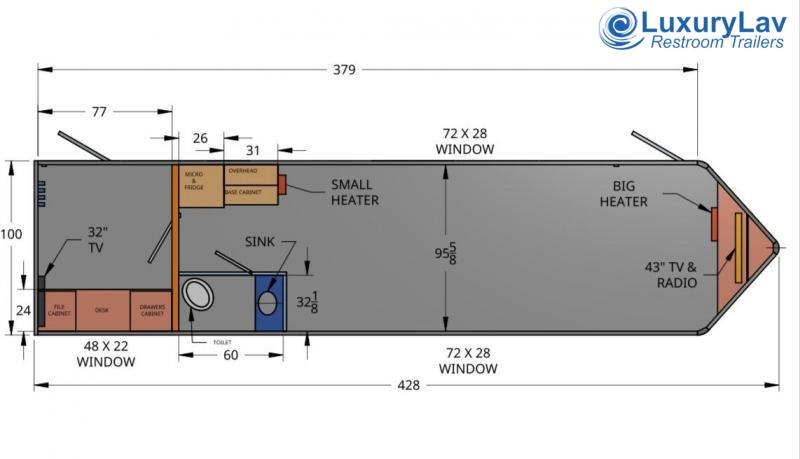 LuxuryLav 37' Specialty Confrence/Bath Trailer LuxuryLav 37' Specialty Confrence/Bath Trailer
