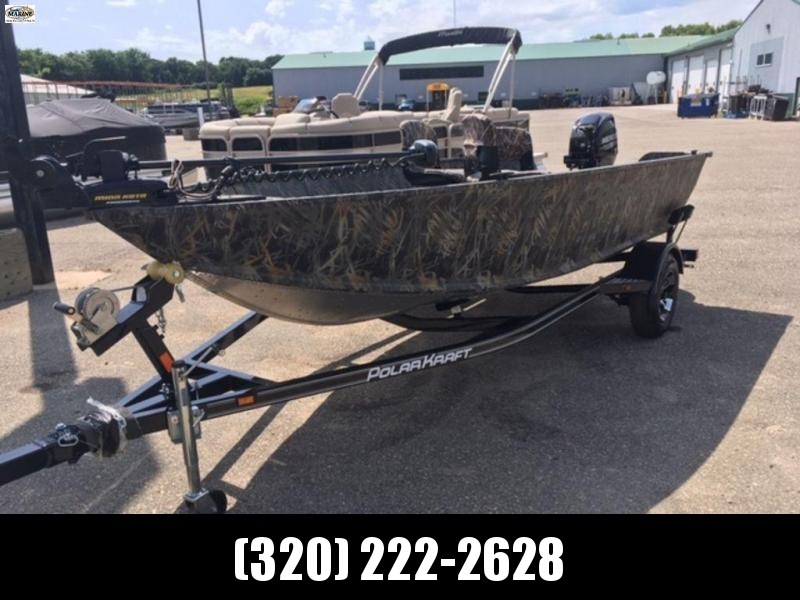 2018 Polar Kraft Outlander 156 Tiller Family Marine Large Pontoon Boat Dealer Dealer in