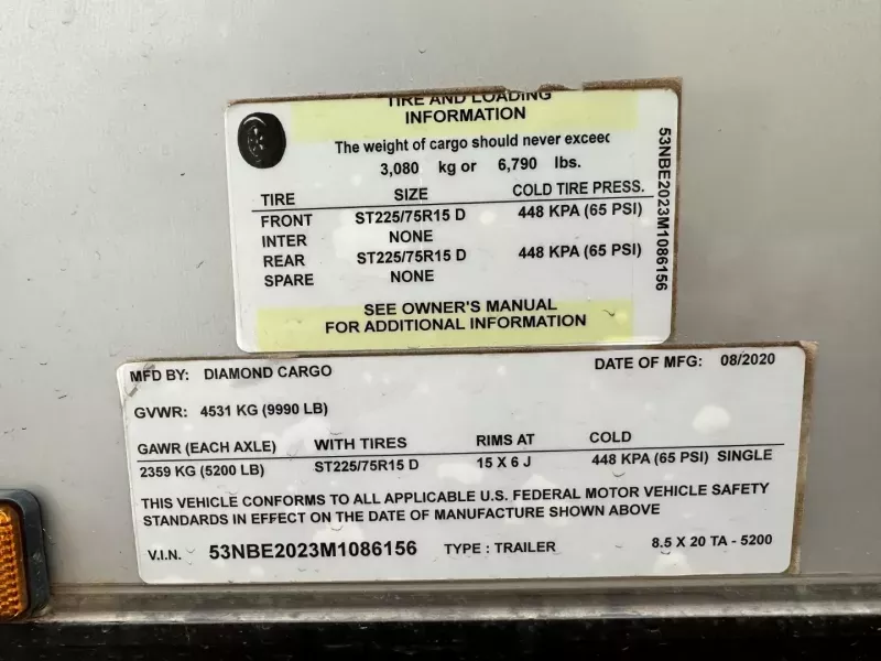 used Cargo (Enclosed) Trailers Diamond Cargo  for sale, in Elizabeth, CO Thumbnail 19