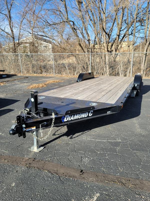 Diamond C Wood Floor Car Hauler GTF235 18' x 83" Reeds Trailers