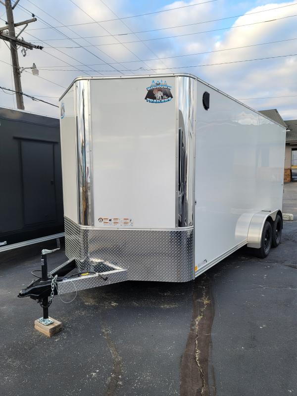 2022 Bighorn Big Horn Contractor 7x16 Cargo / Enclosed Trailer Reeds Trailers Grandview MO