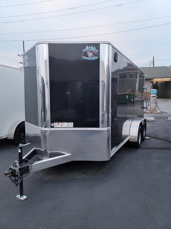 2022 Bighorn Big Horn Contractor 7x16 Cargo / Enclosed Trailer Reeds Trailers Grandview MO