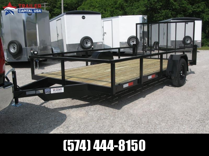 2021 BND 7x14 Open Standard Sides Utility Trailer 2021 BND 7x14 Open Standard Sides Utility Trailer