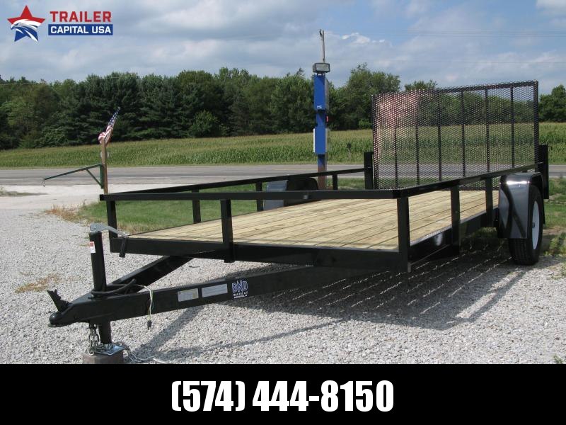 2021 BND Trailer Sales Inc 7x14 Low Side Utility Trailer (All Tube Frame) 2021 BND Trailer Sales Inc 7x14 Low Side Utility Trailer (All Tube Frame)