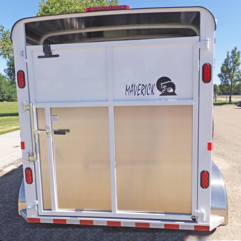 2024 Maverick Steel/Aluminum 2 Horse Trailer Two Horse Trailers For