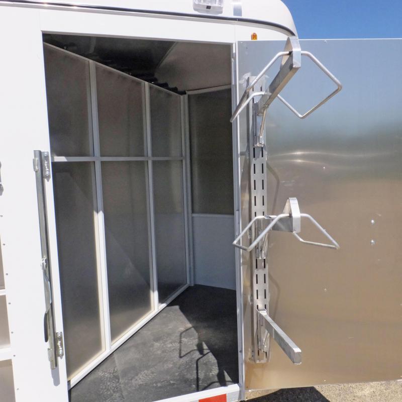 2022 Maverick Steel/Aluminum 2 Horse Trailer Aluminum and Steel Horse