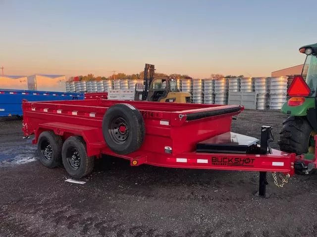 2026 Buckshot LP214 Dump Trailer 14ft x 83" 7k axles