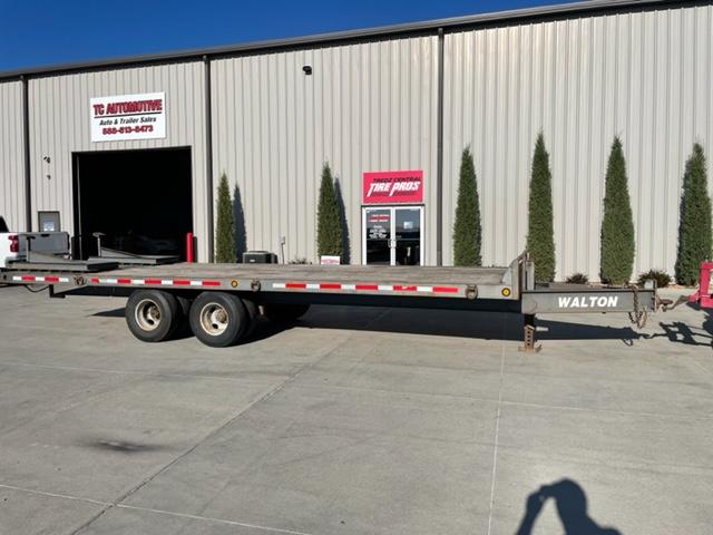 1995 Walton Trailers 25ft Deckover Flatbed Trailer 20ft+5ft dove tail Equipment Trailer 1995 Walton Trailers 25ft Deckover Flatbed Trailer 20ft+5ft dove tail Equipment Trailer