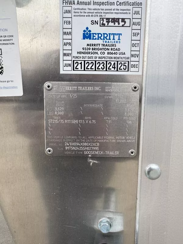 new Stock / Stock Combo Trailers Merritt Trailers  for sale, in Cortland, NE Thumbnail 6