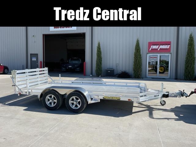 2024 Aluma 7814TA-EL-BT-TR-RTD Tandem Axle with Bi fold ramp gate